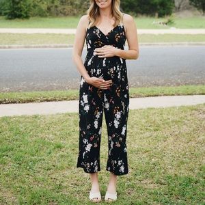 Kayleigh Maternity floral jumpsuit